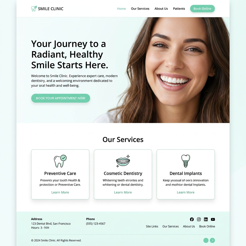 Mockup Clínica