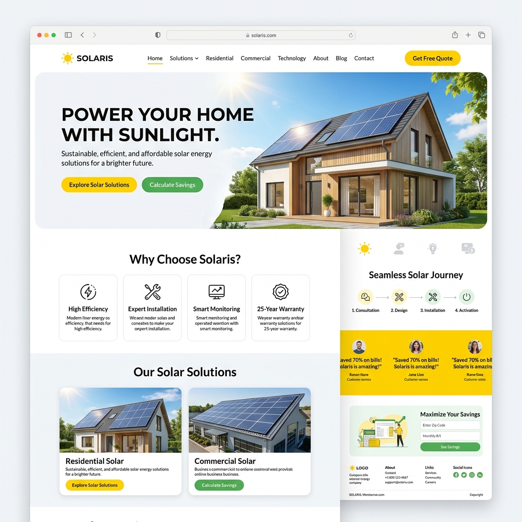 Mockup Energia Solar